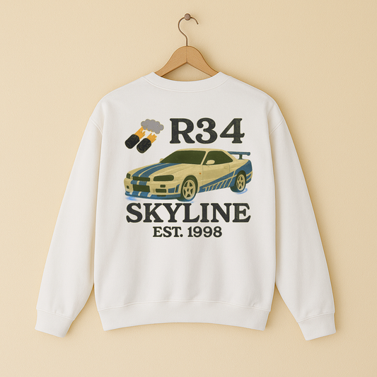 Nissan Skyline R34 Crewneck