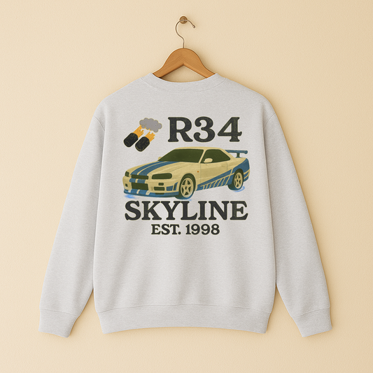 Nissan Skyline R34 Crewneck