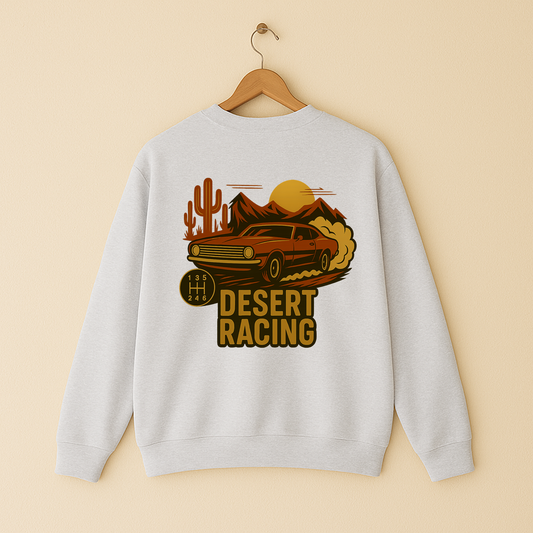 Desert Racing Design Crewneck